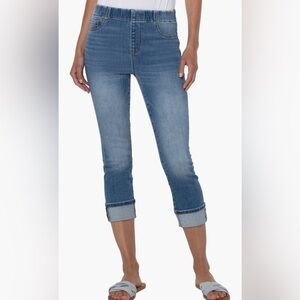 Liverpool Los Angeles eco Chloe pull-on crop skinny 10/30